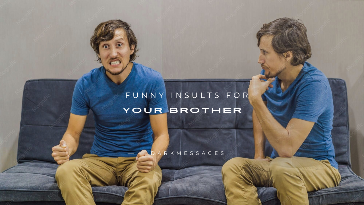 180+ Funny Insults for Your Brother
